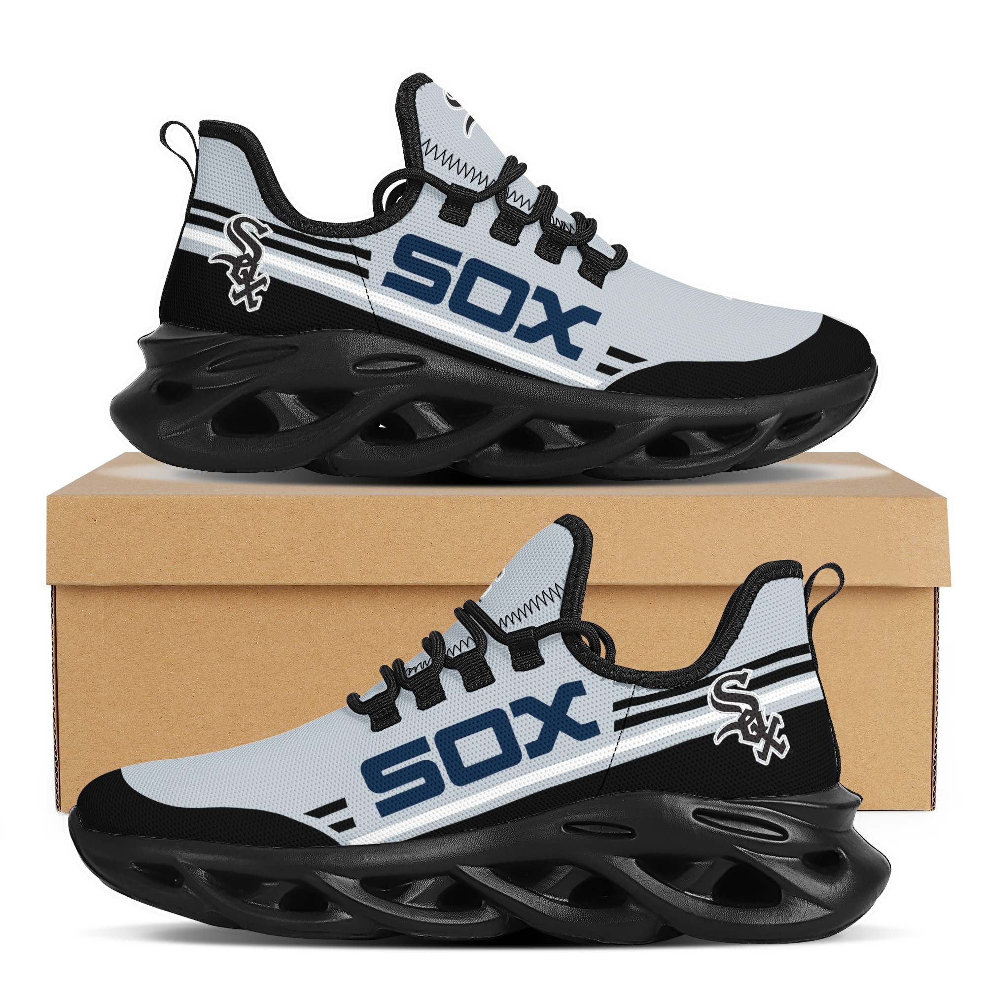 Men's Chicago White Sox Flex Control Sneakers 001